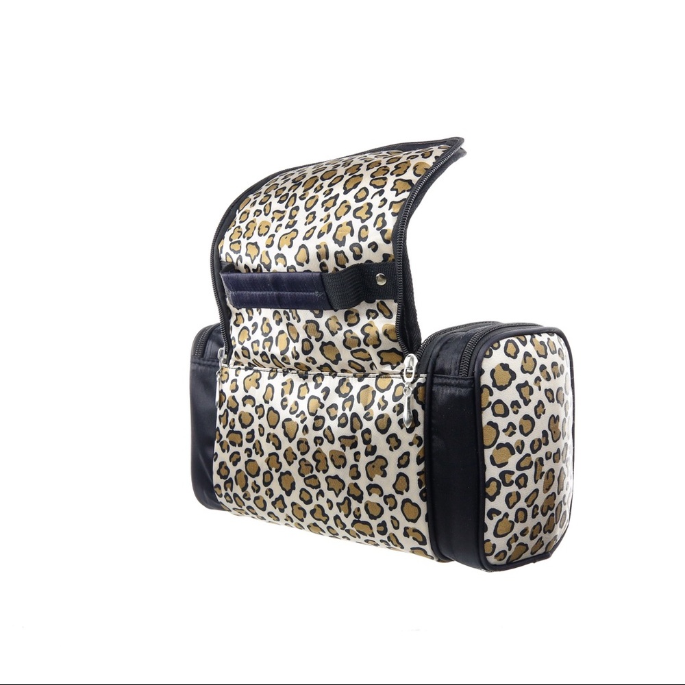Hanging Travel Cosmetic Makeup Bag Leopard Print - Picture 3 of 6